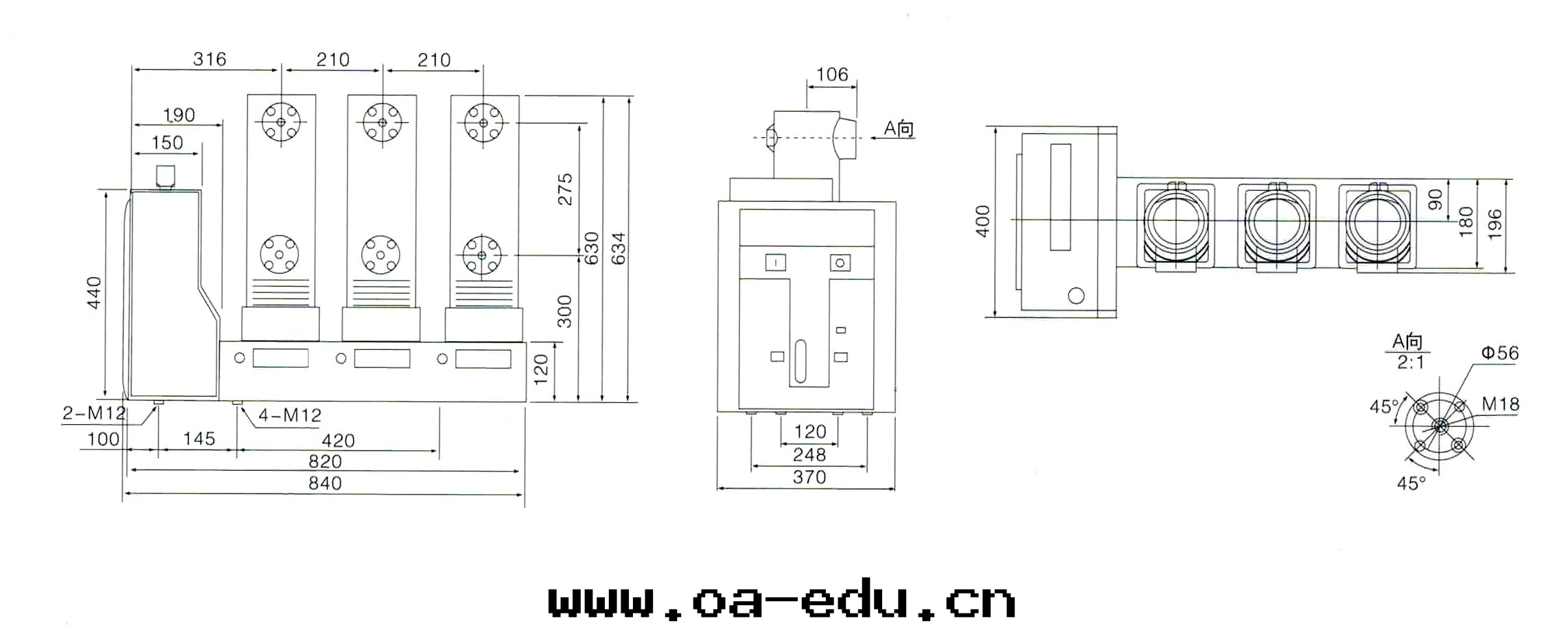 外形尺(chǐ)寸(cùn)